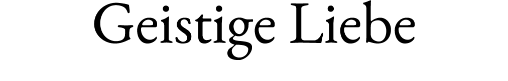 Geistige Liebe