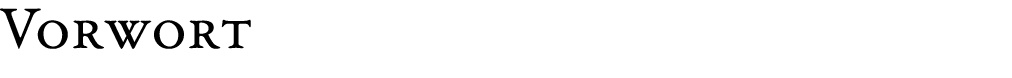 Vorwort